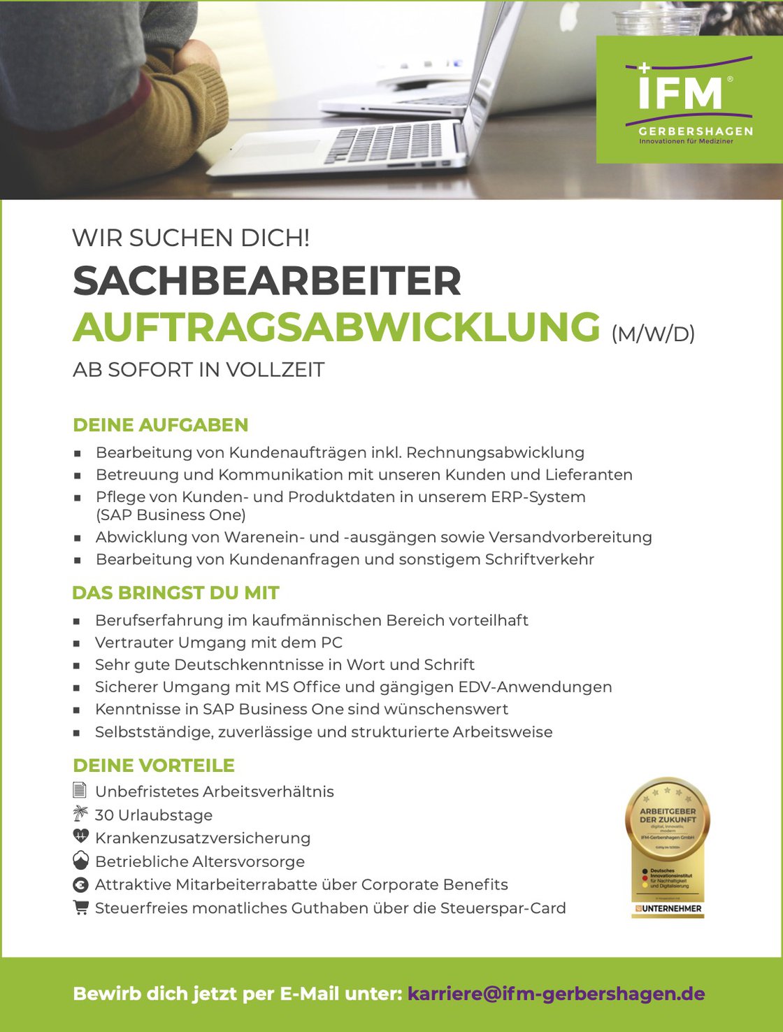 2026-04_Stellenanzeige_Sachbearbeiter-Auftragsabwicklung_Website_WEB
